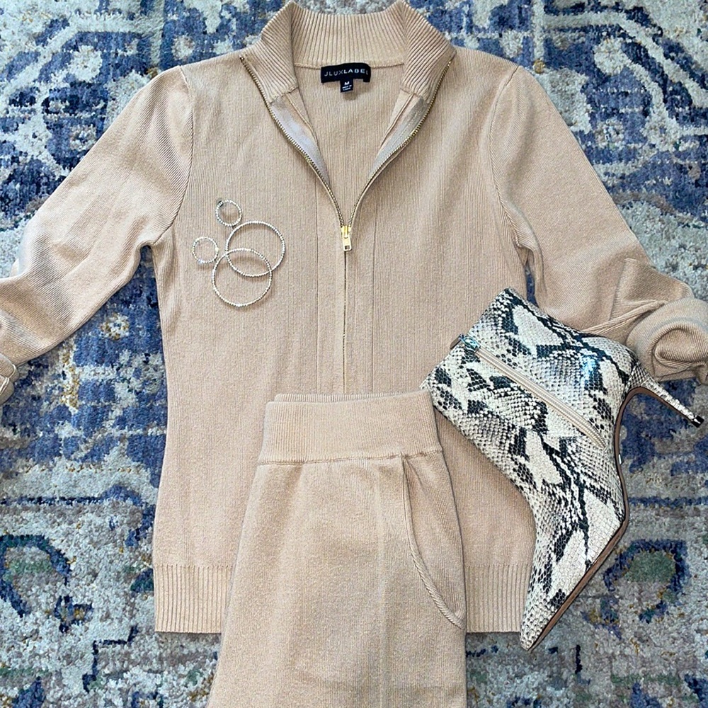 JLUXLABEL KNIT SET